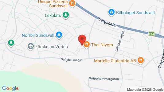 Lägenheter till salu i Sundsvall - Bild från Google Street View