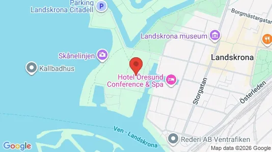 Lägenheter till salu i Landskrona - kort over placeringen