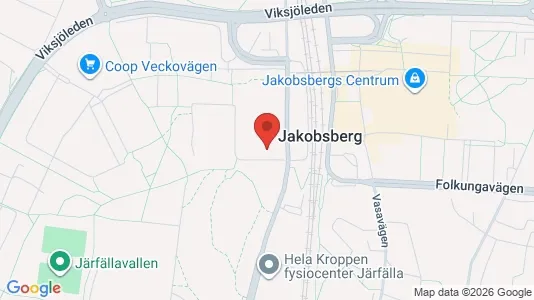 Lägenheter till salu i Järfälla - kort over placeringen