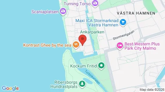 Lägenheter till salu i Malmö Centrum - kort over placeringen