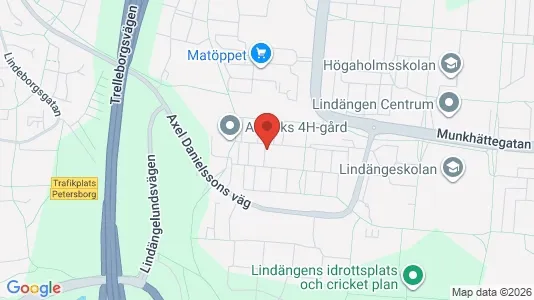 Lägenheter till salu i Fosie - kort over placeringen