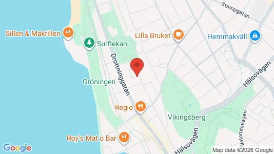 Lägenheter till salu i Helsingborg - kort over placeringen