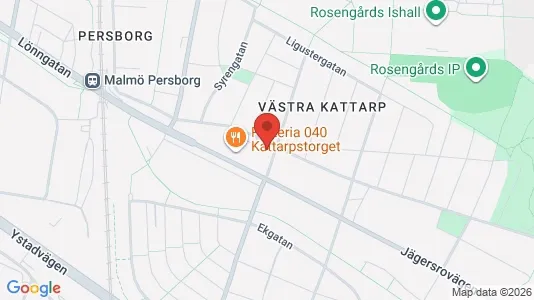 Lägenheter till salu i Rosengård - kort over placeringen