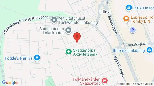 Lägenheter att hyra i Linköping - kort over placeringen