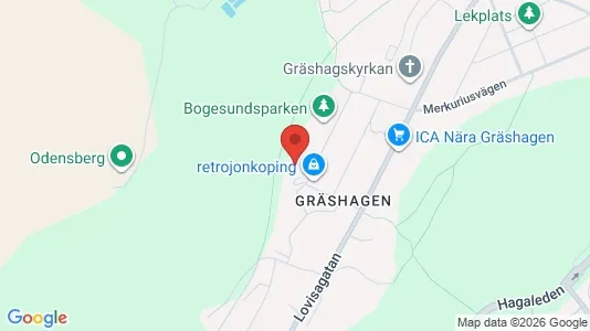 Lägenheter till salu i Jönköping - kort over placeringen