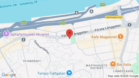 Lägenheter till salu i Göteborg Centrum - kort over placeringen