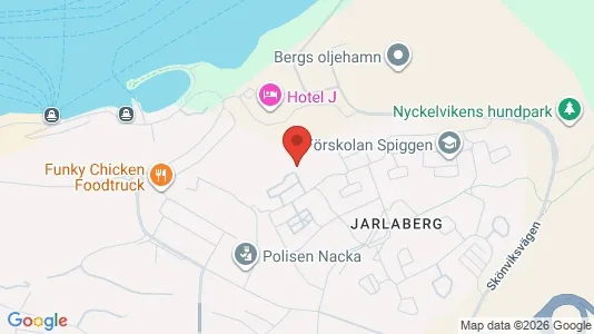 Lägenheter till salu i Nacka - kort over placeringen