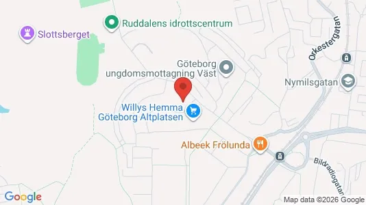 Lägenheter till salu i Askim-Frölunda-Högsbo - kort over placeringen