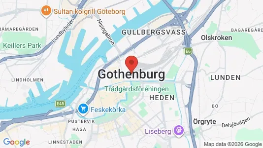 Hus till salu i Göteborg Västra - kort over placeringen