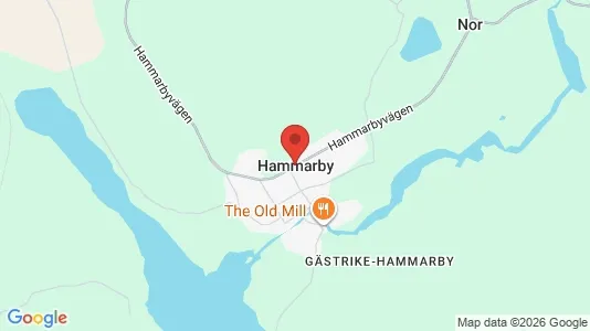 Lägenheter att hyra i Hammarbyhamnen - kort over placeringen