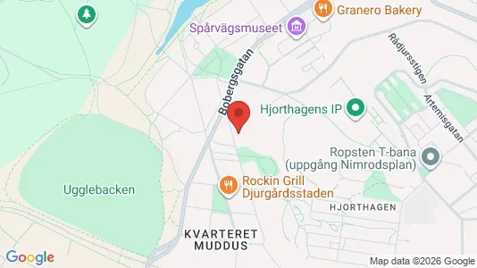 Lägenheter att hyra i Gärdet/Djurgården - kort over placeringen