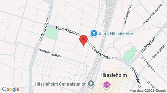 Lägenheter att hyra i Hässleholm - kort over placeringen