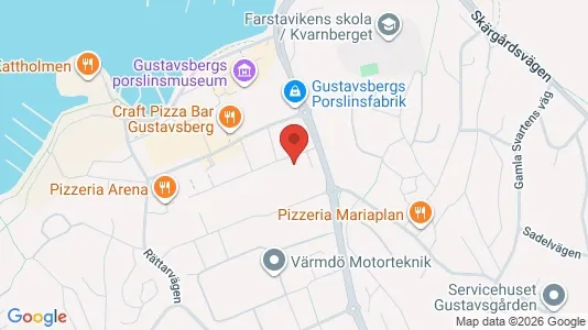 Lägenheter till salu i Värmdö - kort over placeringen
