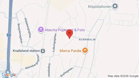 Lägenheter till salu i Borås - kort over placeringen