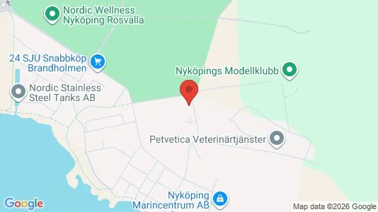 Lägenheter till salu i Nyköping - kort over placeringen