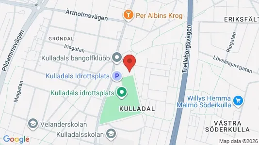 Lägenheter till salu i Fosie - kort over placeringen