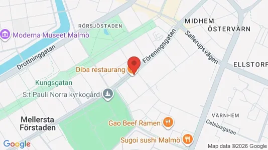 Lägenheter till salu i Malmö Centrum - kort over placeringen