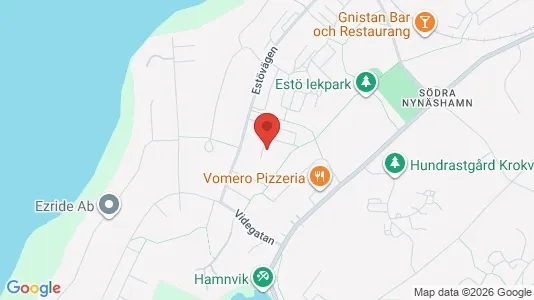 Bostadsrätter till salu i Nynäshamn - kort over placeringen