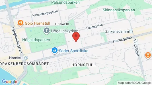 Lägenheter att hyra i Södermalm - kort over placeringen