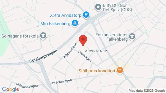 Lägenheter till salu i Falkenberg - Bild från Google Street View