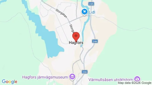 Hus till salu i Hagfors - Bild från Google Street View