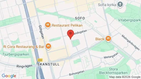 Lägenheter att hyra i Södermalm - kort over placeringen