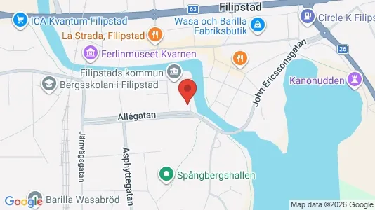 Lägenheter att hyra i Filipstad - Bild från Google Street View