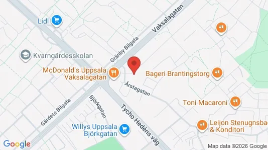 Lägenheter till salu i Uppsala - Bild från Google Street View