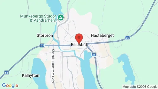 Hus till salu i Filipstad - Bild från Google Street View