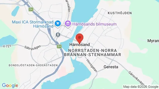 Hus till salu i Härnösand - Bild från Google Street View
