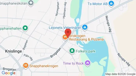 Lägenheter att hyra i Östra Göinge - kort over placeringen