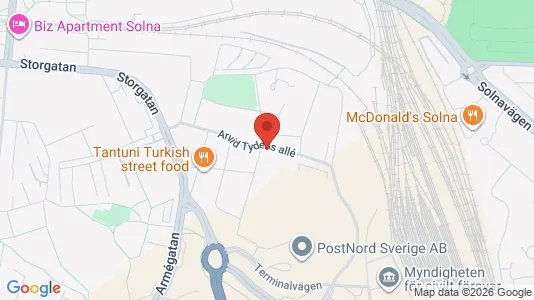 Lägenheter till salu i Solna - Bild från Google Street View