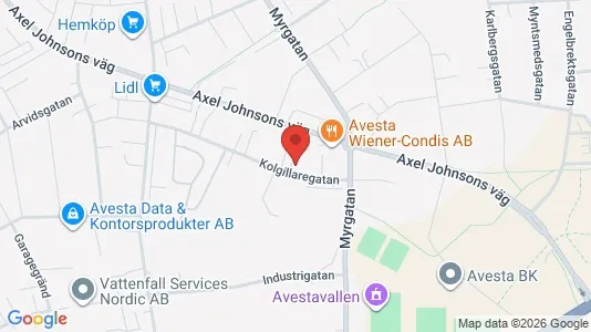 Bostadsrätter till salu i Avesta - Bild från Google Street View
