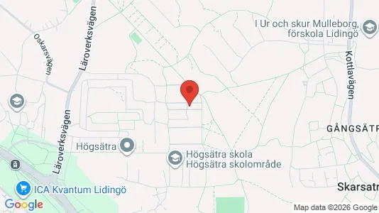 Bostadsrätter till salu i Lidingö - Bild från Google Street View