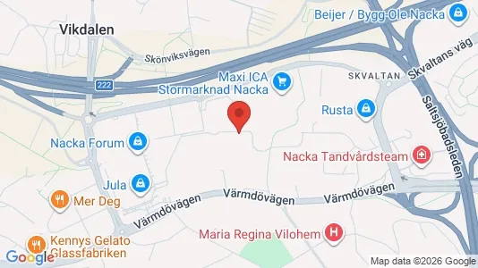 Bostadsrätter till salu i Nacka - Bild från Google Street View