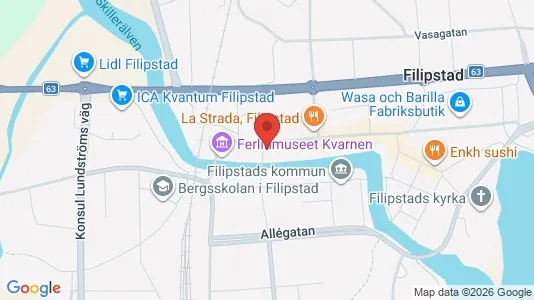 Lägenheter att hyra i Filipstad - Bild från Google Street View