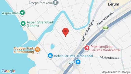 Bostadsrätter till salu i Lerum - Bild från Google Street View