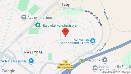 Bostadsrätter till salu i Täby - Bild från Google Street View