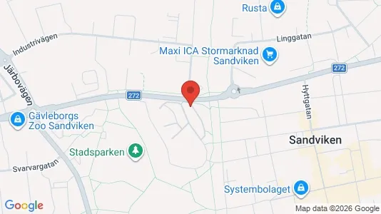 Bostadsrätter till salu i Sandviken - Bild från Google Street View