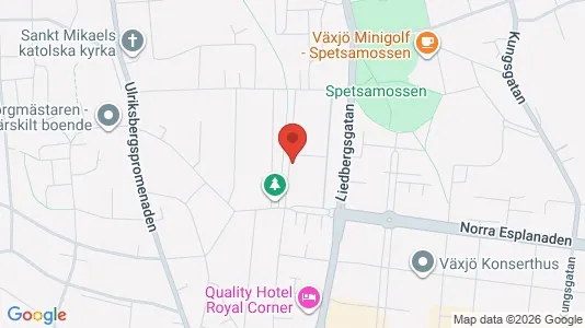 Bostadsrätter till salu i Växjö - Bild från Google Street View