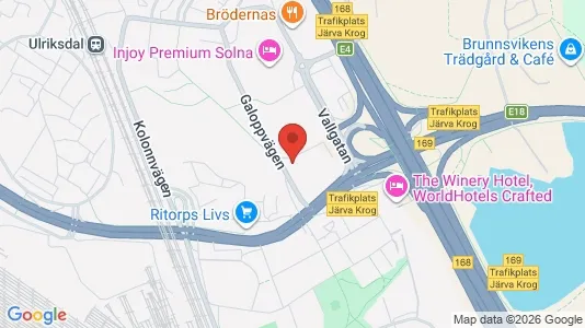 Bostadsrätter till salu i Solna - Bild från Google Street View