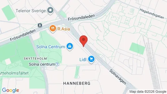 Lägenheter till salu i Solna - Bild från Google Street View