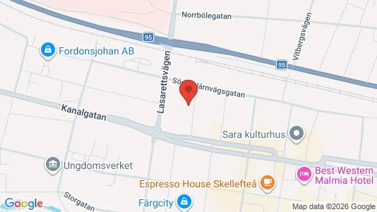 Bostadsrätter till salu i Skellefteå - Bild från Google Street View