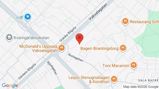 Lägenheter till salu i Uppsala - Bild från Google Street View