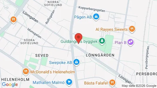 Lägenheter till salu i Malmö Centrum - kort over placeringen