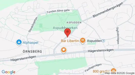 Lägenheter till salu i Söderort - kort over placeringen