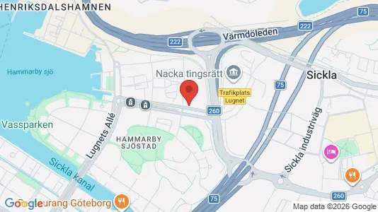 Lägenheter till salu i Hammarbyhamnen - Bild från Google Street View