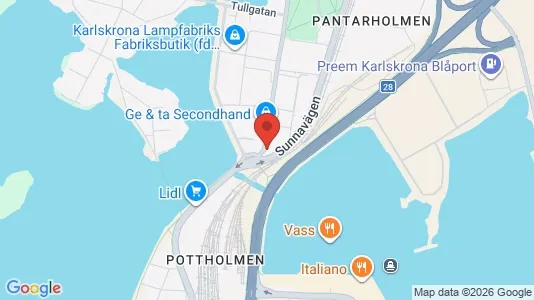 Lägenheter till salu i Karlskrona - Bild från Google Street View