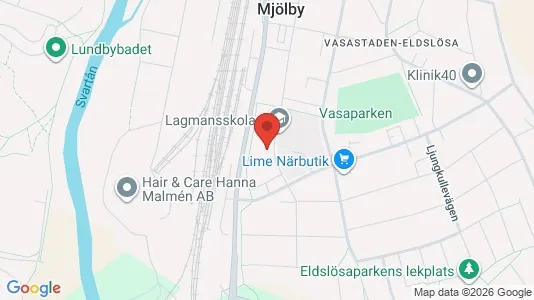 Bostadsrätter till salu i Mjölby - Bild från Google Street View