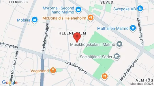 Lägenheter till salu i Sofielund - kort over placeringen
